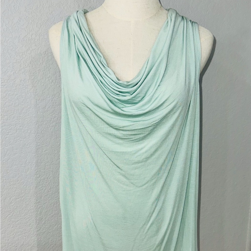 Torrid Draped Sleeveless Top in Mint Green